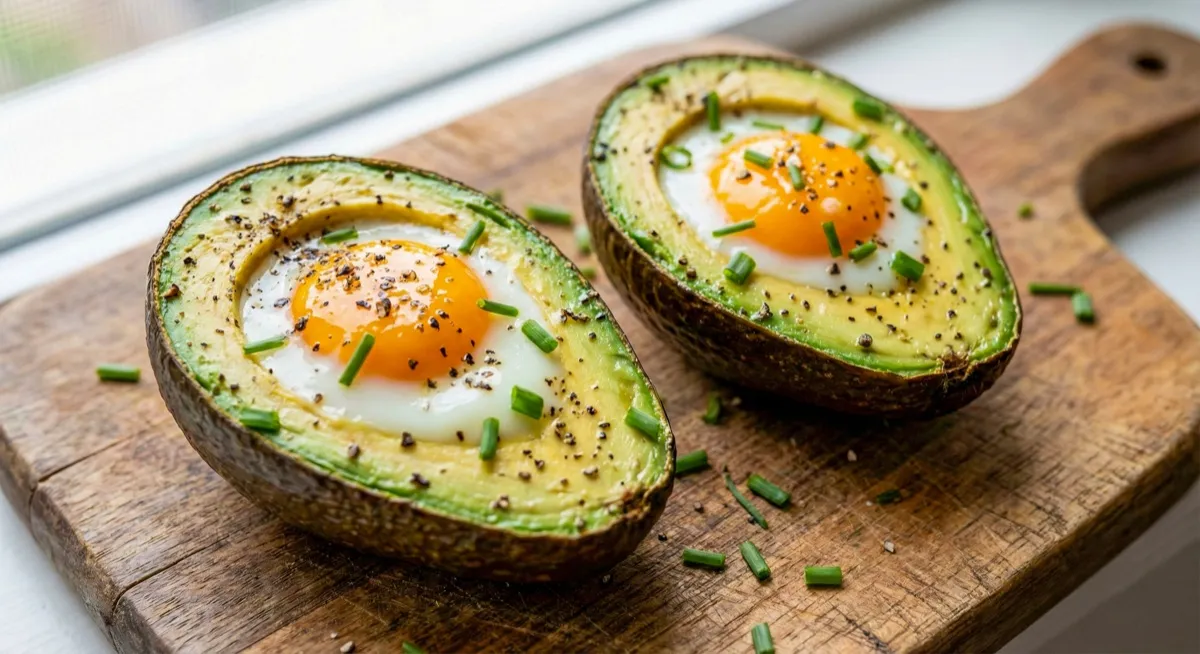 Aguacate al Horno con Huevo